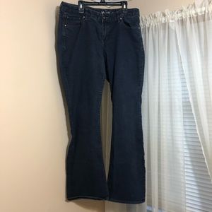 Express Dark Wash Bootcut Jeans Size 10